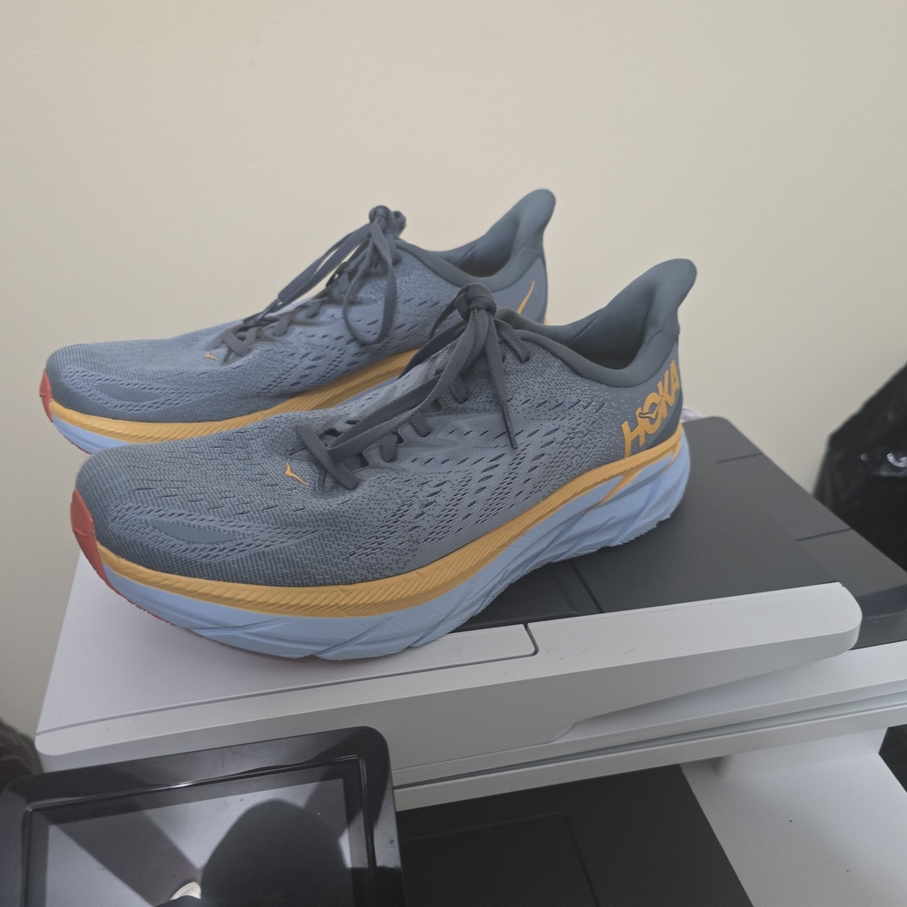 Hoka One One Clifton 8 Running Shoes Mens Size 11D Goblin Blue S1119393 GBMS